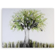 Wandbild "Lebensbaum" mit Aluminium