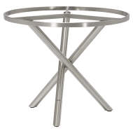 Zebra Mikado Tisch 6562, Ø110 cm, Edelstahl