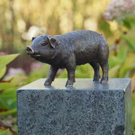 Bronzeskulptur "Kleines Ferkel"