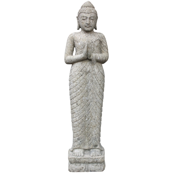 Stehender Buddha "Begrüßung", Basanit