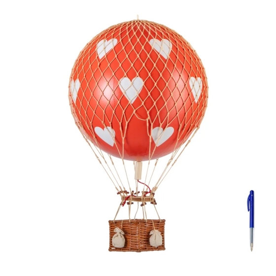 Authentic Models Ballonmodell "Royal Aero - Rot mit Herzen" - AP163RH