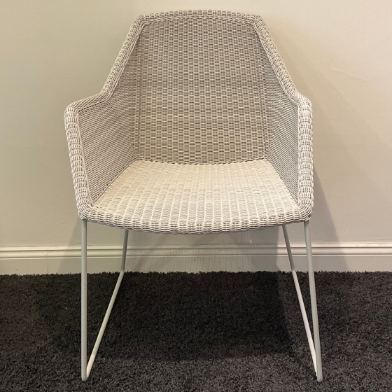 Cane-line Breeze Armlehnstuhl in weissgrau - Ausstellungsstück