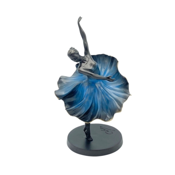 Bronzeskulptur "Ballerina in der Pirouette"