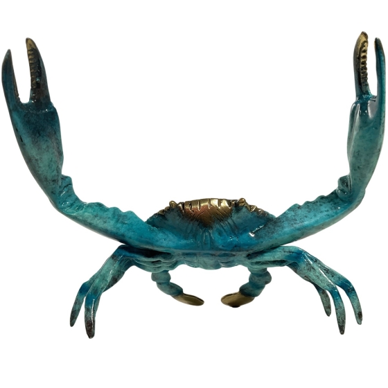 Bronzeskulptur "Krabbe"