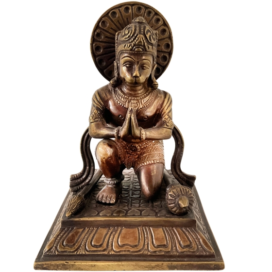 Bronzeskulptur "Hanuman, loyaler Affengott"