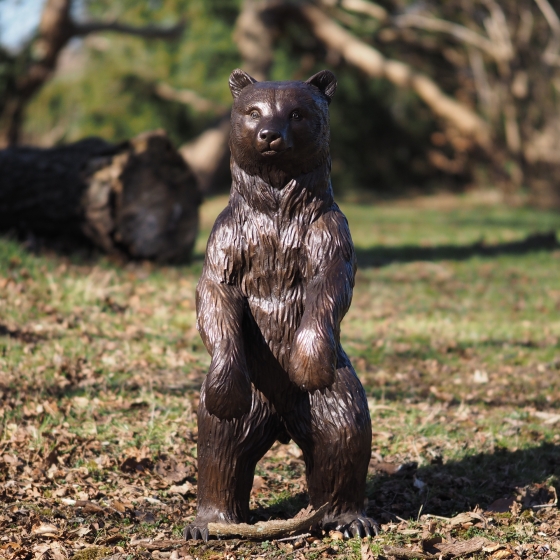 Bronzeskulptur "Bärenjunges"