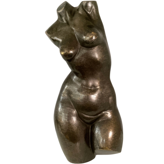 Bronzeskulptur "Weiblicher Torso"