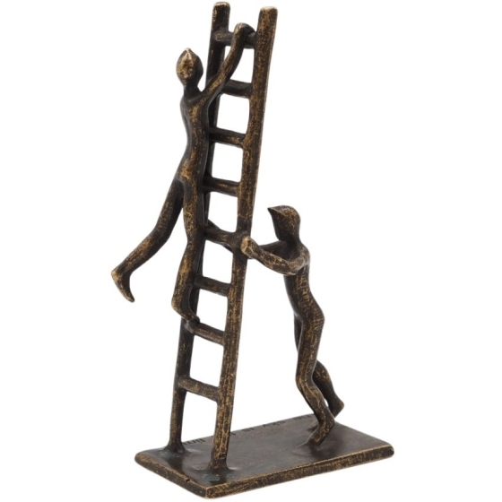 Bronzeskulptur "Der Himmel ist das Ziel"