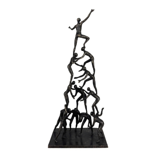 Bronzeskulptur "Die Erhebung"