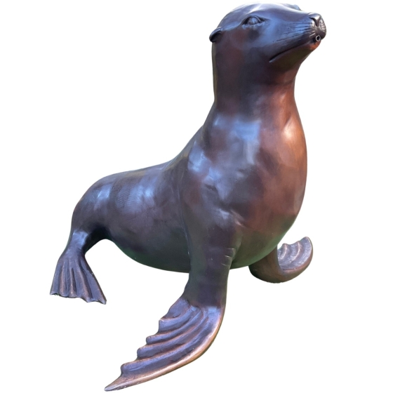 Bronzeskulptur - Robbe "Antje"