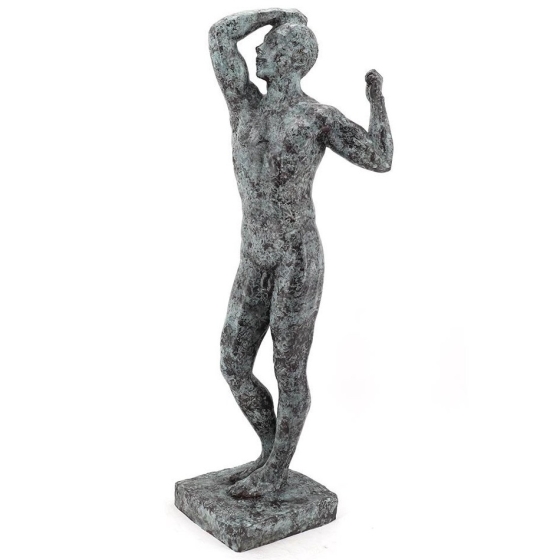 Bronzeskulptur "Das eherne Zeitalter" nach Auguste Rodin