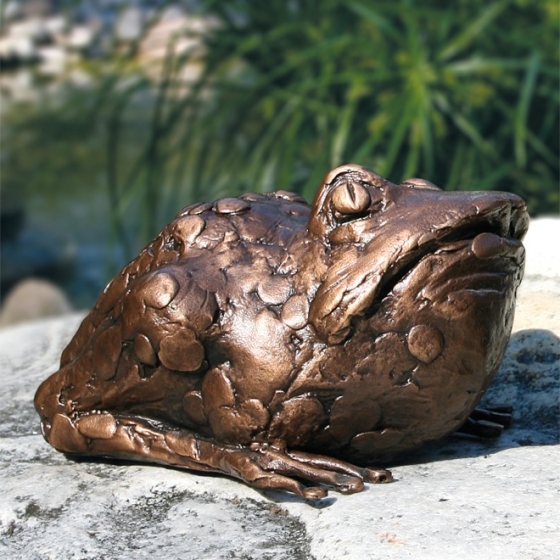 Edition Strassacker Bronzeskulptur "Kröte"