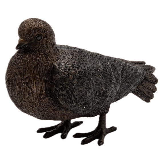 Bronzeskulptur "Kleine Taube"