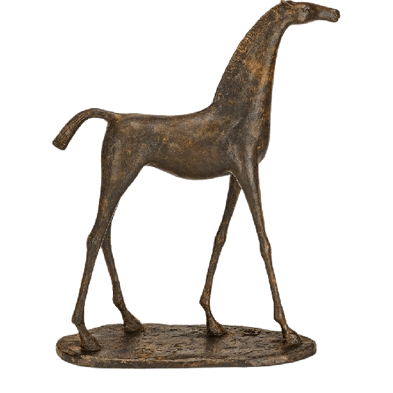 Bronzeskulptur "Pferd" von Serge Perrot