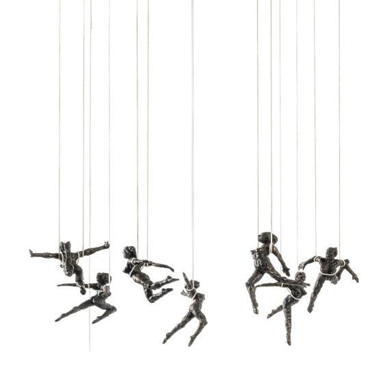 Bronzeskulptur "Rotonde" von Jacques Vanroose