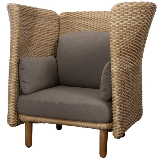 Cane-line Arch Lounge Stuhl mit hohen Lehnen