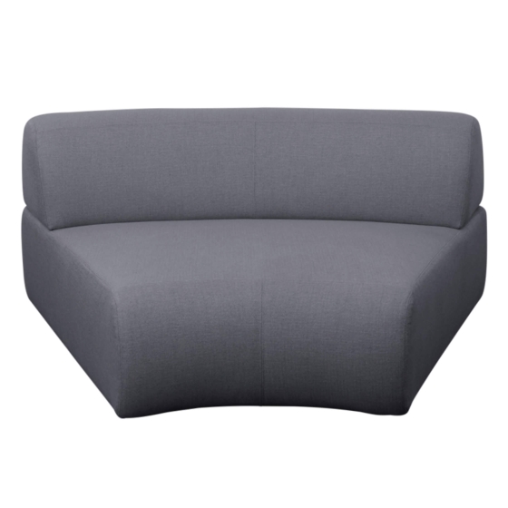 Cane-line Mellow Sofa Mittelmodul in grau