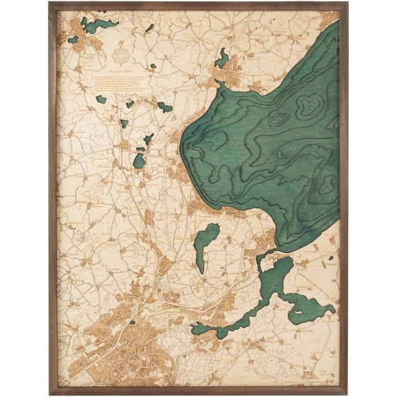 Cutting Brothers 3D-Holzkarte "Neustädter Bucht"