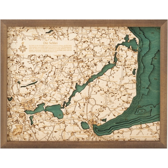 Cutting Brothers 3D-Holzkarte "Schlei"