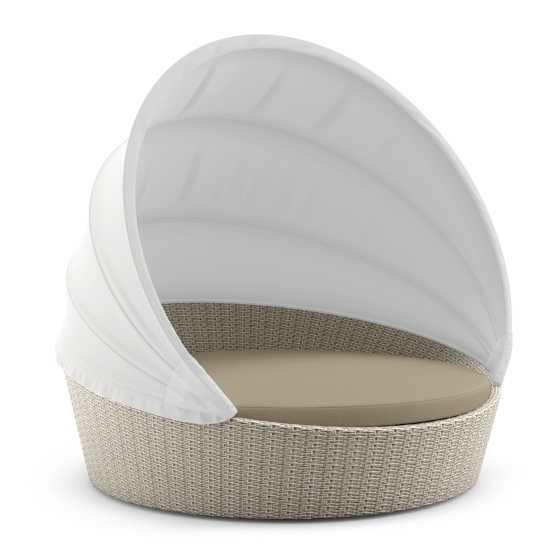 DEDON Orbit XXL inkl. Verdeck in chalk - Ausstellungsstück