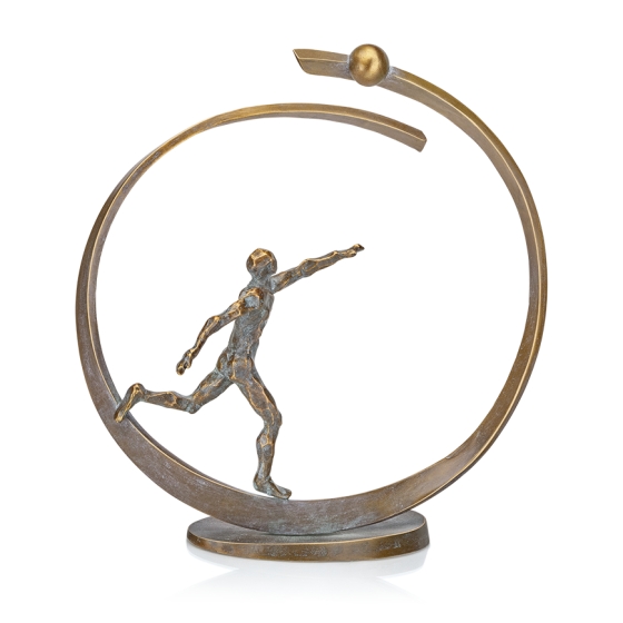 Edition Strassacker Bronzeskulptur "Vorwärts" - limitiert