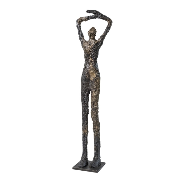 Bronzeskulptur "Moon Staring" von Ann Vrielinck