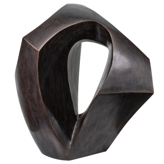 Bronzeskulptur "Unfolding gratitude" von Kris Demuelenaere