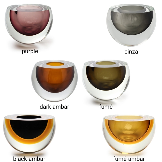 Glasschale "Drop Flat" von Seguso