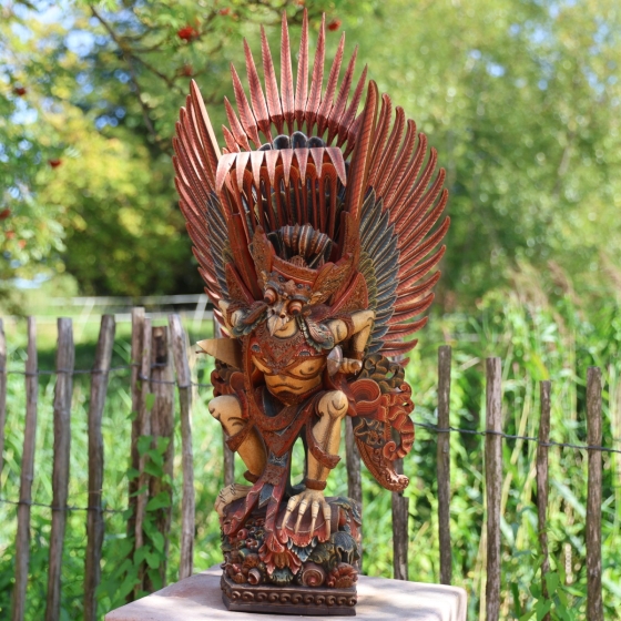 Holzskulptur "Garuda" - Einzelstück