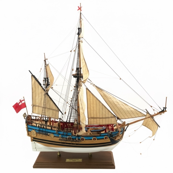 Schiffsmodell "Segelschiff "Nonsuch 1650" - Englische Ketsch - Einzelstück