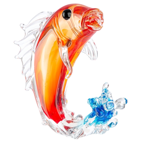 Skulptur "Piscium - Fisch" aus Glas