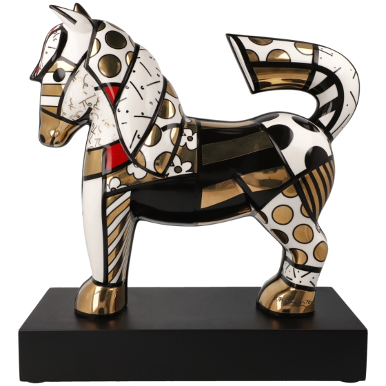 Goebel Skulptur "Golden Dancer" von Romero Britto
