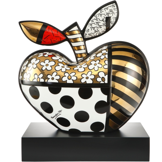 Goebel Skulptur "Golden Big Apple" von Romero Britto