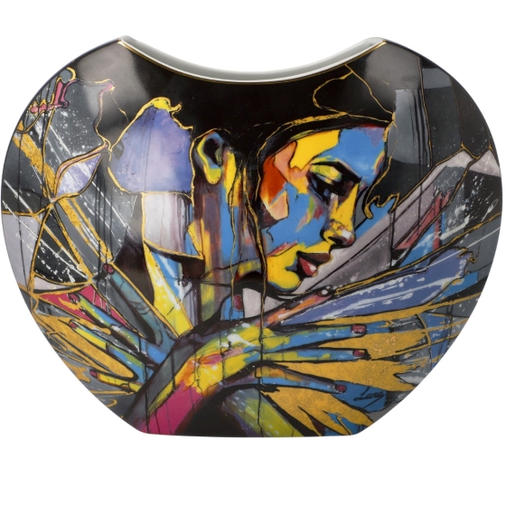Goebel Vase "Fire in the Belly" von Lana Frey