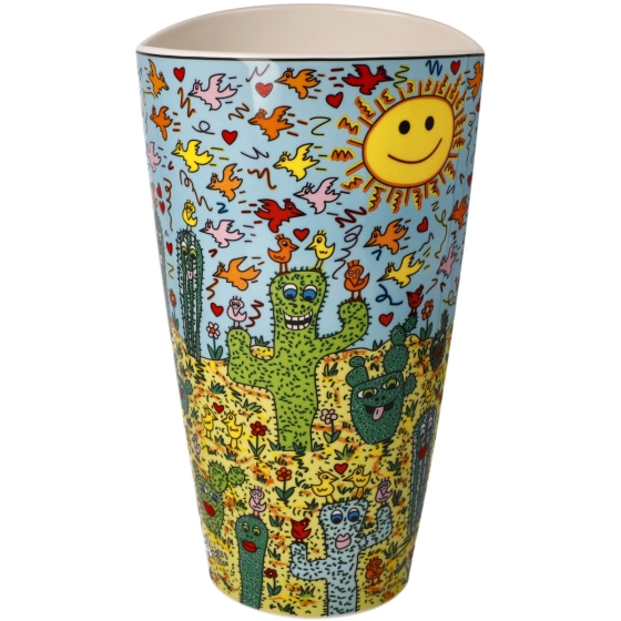 Goebel Vase "Desert Life 24" von James Rizzi