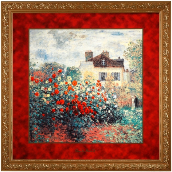 Goebel Wandbild "Das Künstlerhaus" von Claude Monet