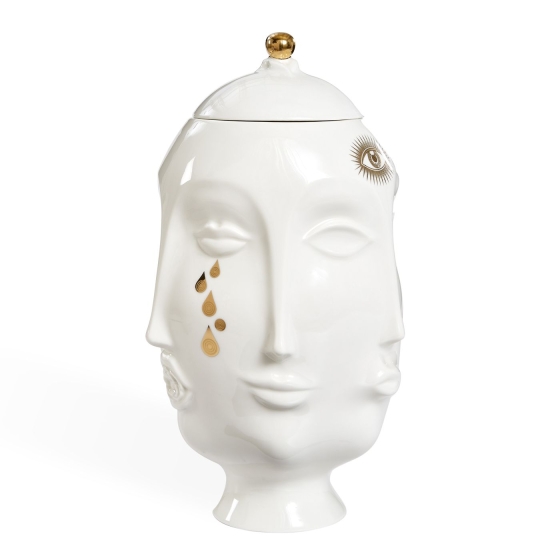 Jonathan Adler Vase "Gilded Muse Frida Urn"