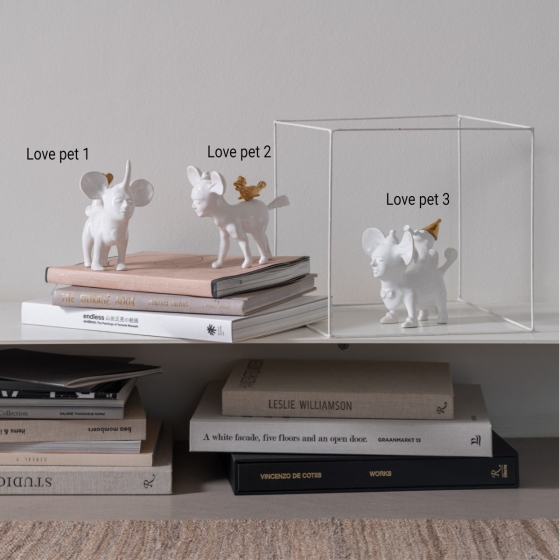 Skulptur "Love pets" von Rudy Vancanneyt