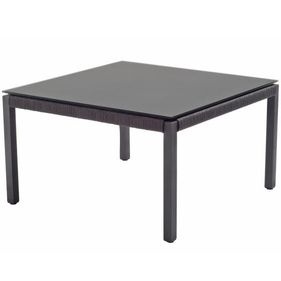 Solpuri Club Kaffeetisch 80x80x45cm anthrazit/cement anthrazit
