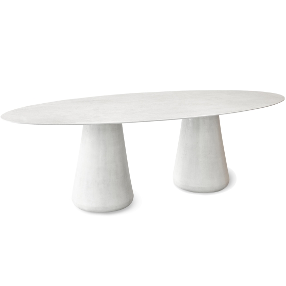 Solpuri Queen Esstisch / Dining Tisch, 240x120cm, oval