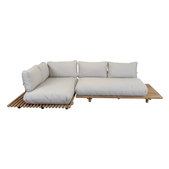 Cane-line Sticks Platform Ecksofa, Teak