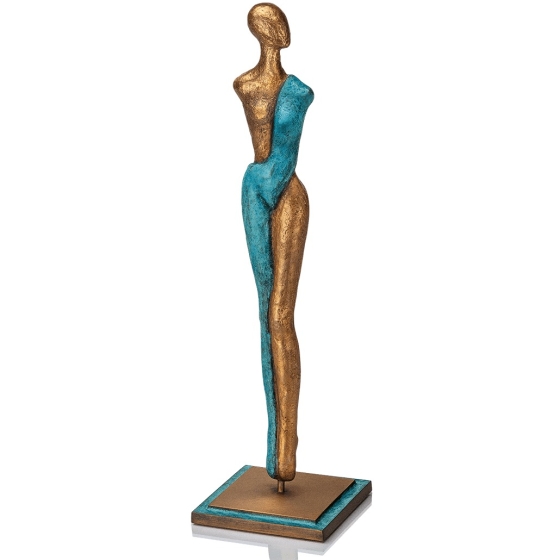 Frontansicht der Bronzefigur "Kleine Figurine"