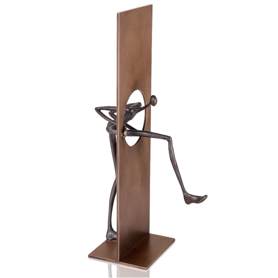 Edition Strassacker Bronzeskulptur "Durchbruch"