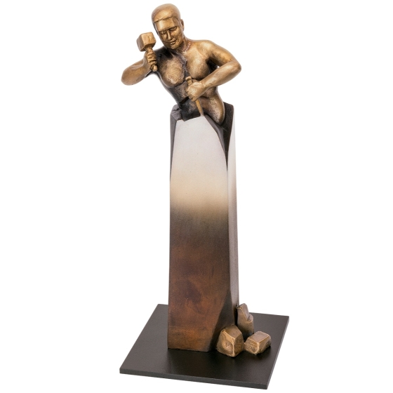 Edition Strassacker Bronzeskulptur "Le Sage 2015"