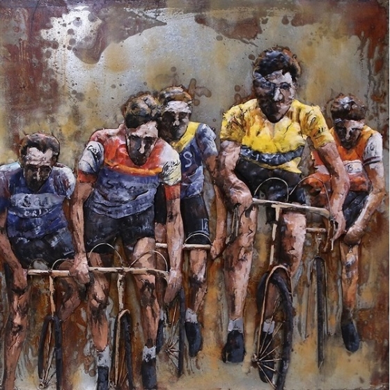 Metall - Wandbild "Tour de France 4"