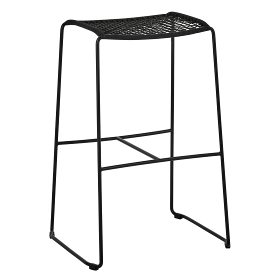 Weishäupl Slope Barhocker in schwarz
