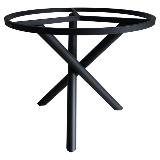 Zebra Mikado Tisch in dunkelgrau