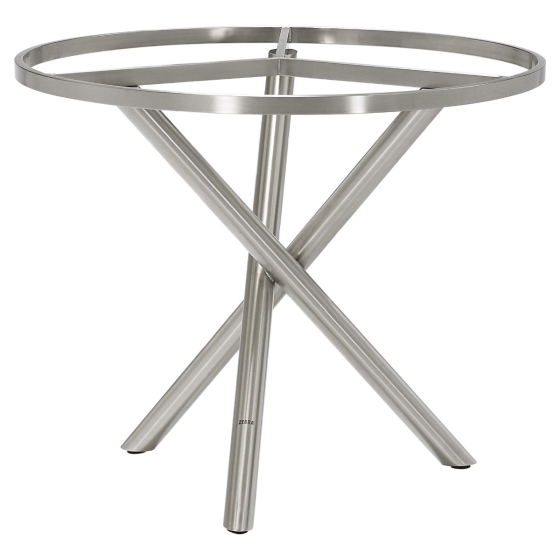 Zebra Mikado Tisch 6562, Ø110 cm, Edelstahl
