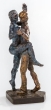 Bronzeskulptur Tangopaar Frühling von vorne