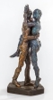 Bronzeskulptur Tangopaar Frühling von hinten